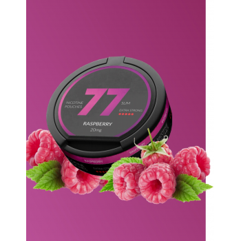 Woreczki nikotynowe 77 Dark Series Raspberry 20 mg