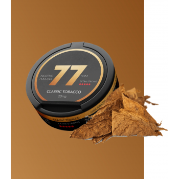 Woreczki nikotynowe 77 Dark Series Classic Tobacco 20 mg