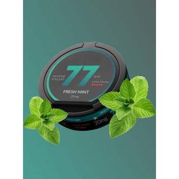 Woreczki nikotynowe 77 Dark Series Fresh Mint 20 mg