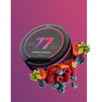 Woreczki nikotynowe 77 Dark Series Forest Fruits 20 mg