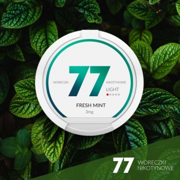 Woreczki nikotynowe 77 Fresh Mint